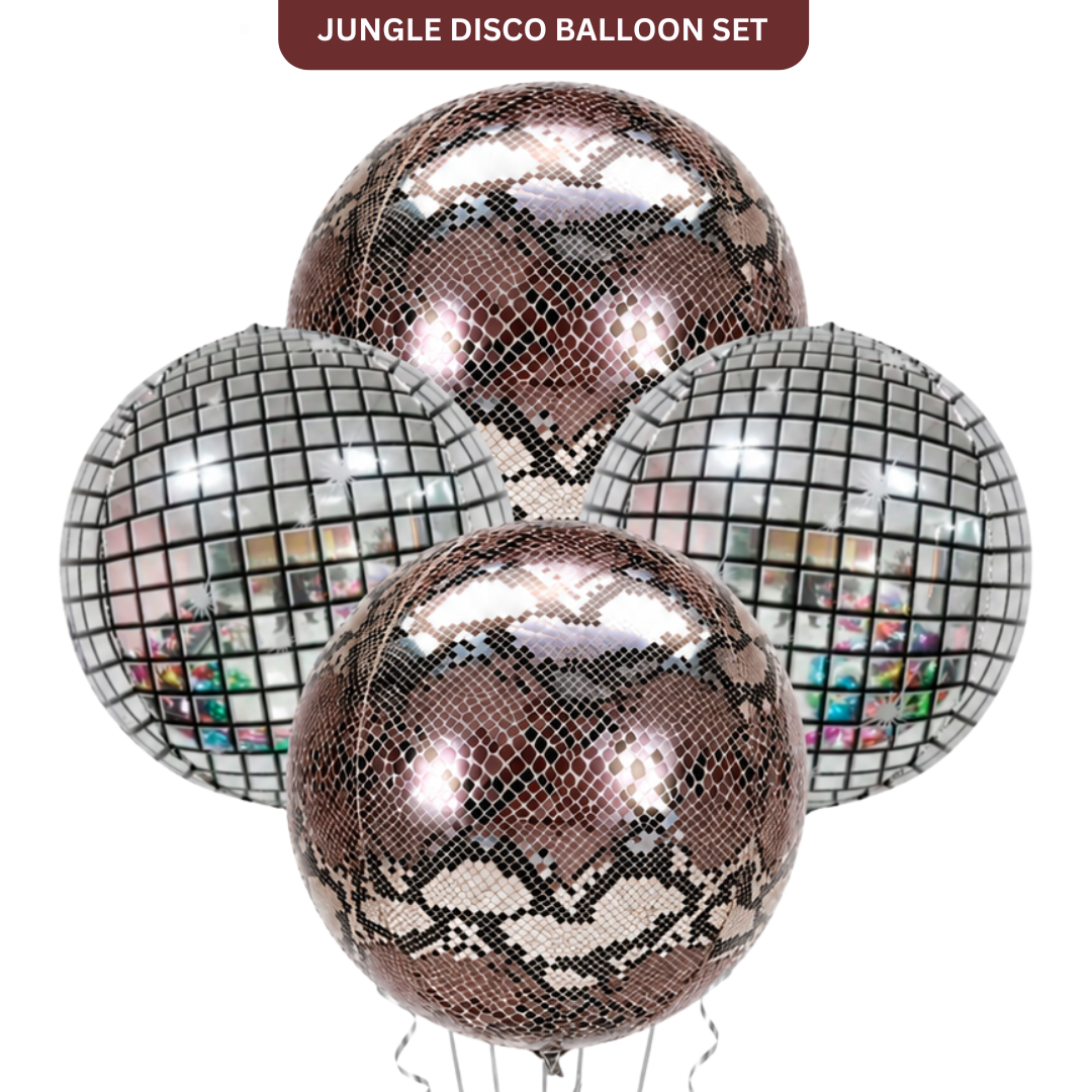 Jungle Disco Balloon Set - 4PC