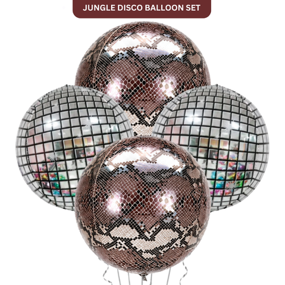 Jungle Disco Balloon Set - 4PC