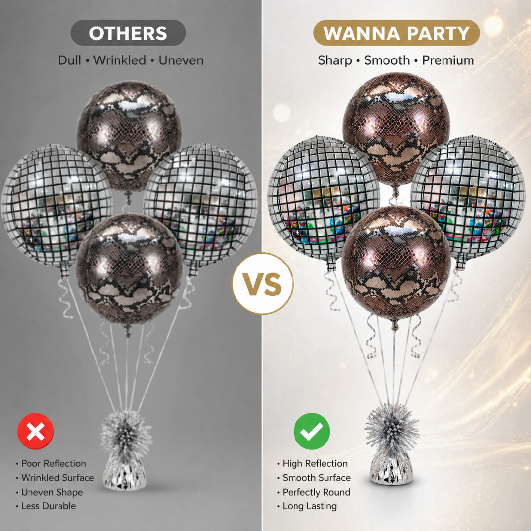 Jungle Disco Balloon Set - 4PC