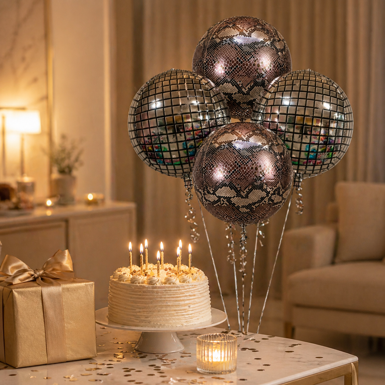 Jungle Disco Balloon Set - 4PC
