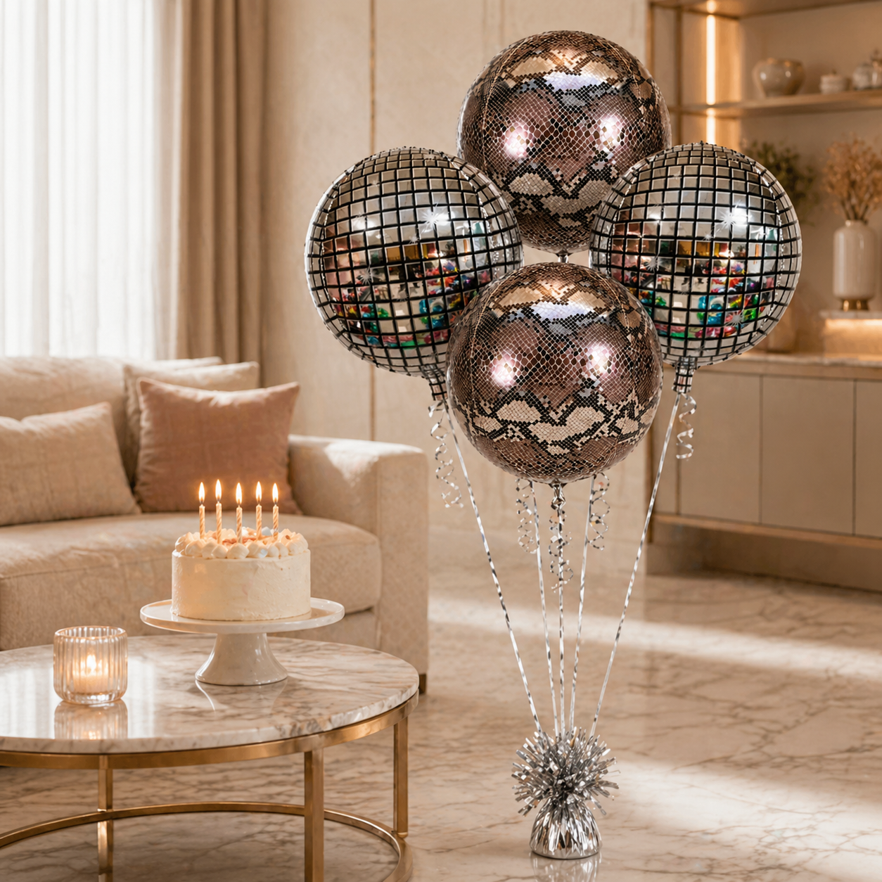 Jungle Disco Balloon Set - 4PC
