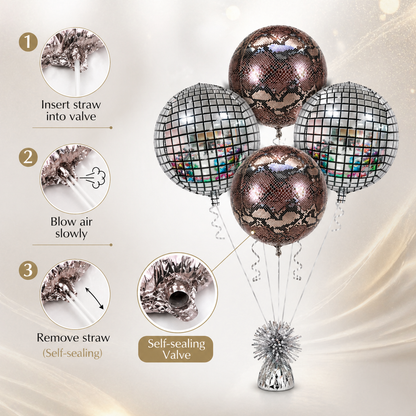 Jungle Disco Balloon Set - 4PC