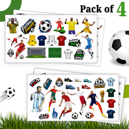 Soccer Stickers - 4 Sheets