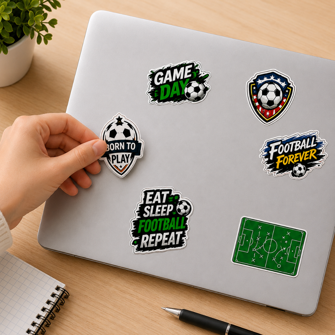 Soccer Stickers - 4 Sheets