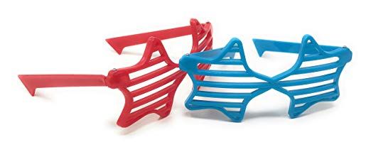 Star Neon Shutter Shades - 6PC