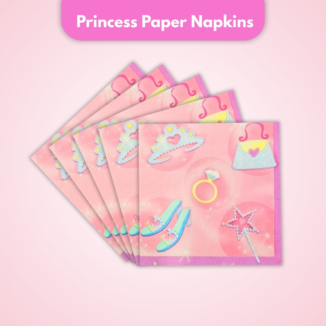 Disney Princess Theme Party Paper Napkins - 16PC