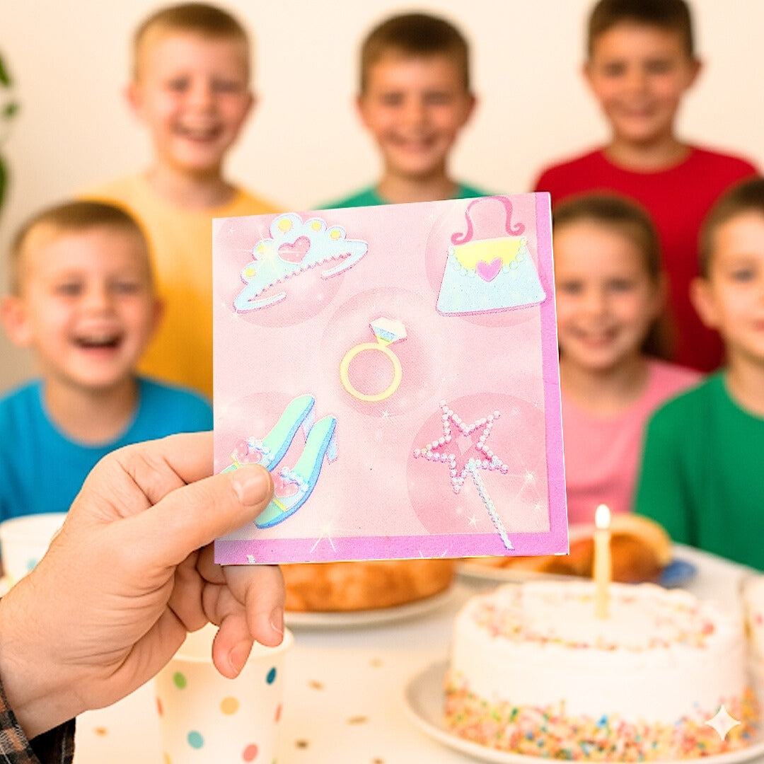 Disney Princess Theme Party Paper Napkins - 16PC