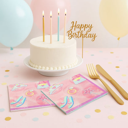 Disney Princess Theme Party Paper Napkins - 16PC