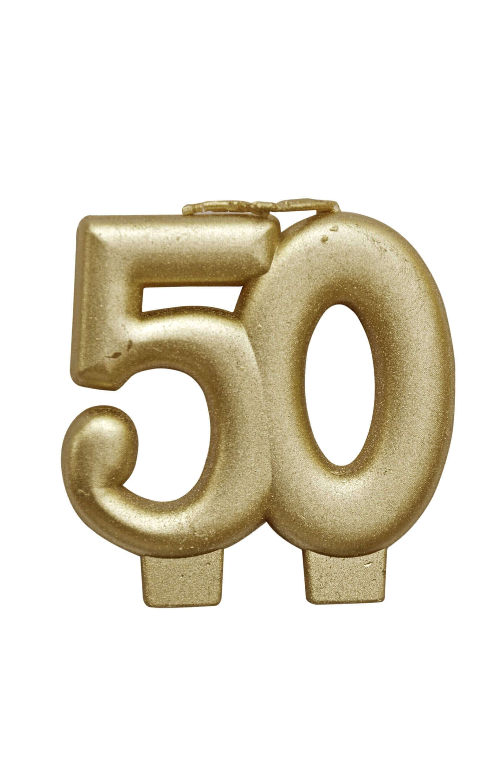 50th Birthday Golden Candle - 3