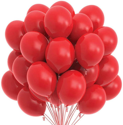 Red Latex Balloons 12"