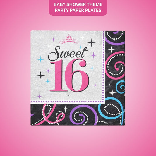 Sweet 16 Lunch Napkins - 16PC