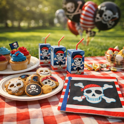 Pirate Party Theme Lunch  Napkins Pack of -16