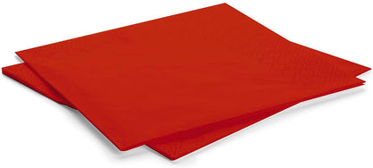 Red Paper Napkins - 20PC