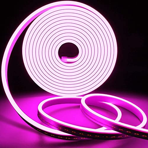 Pink Neon LED Strip Light Adapter