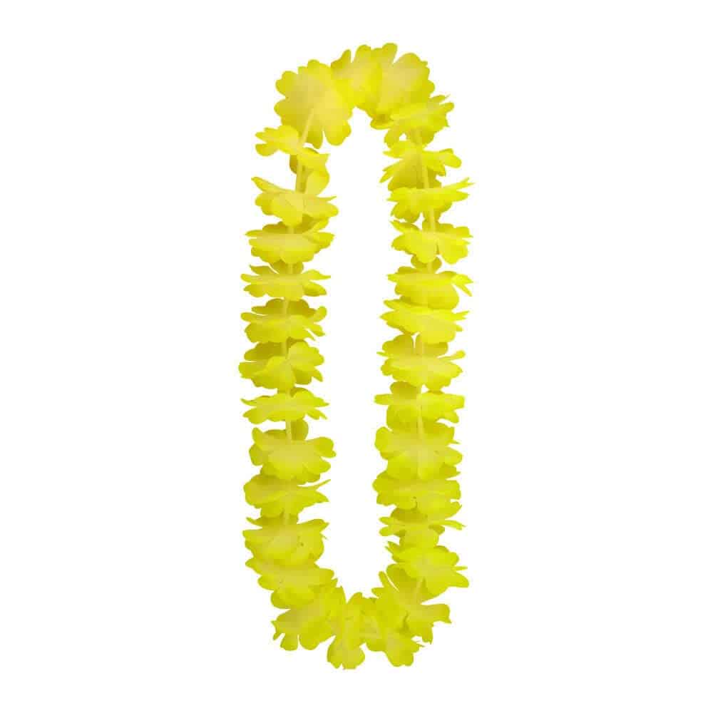 Neon Lei Garland Yellow