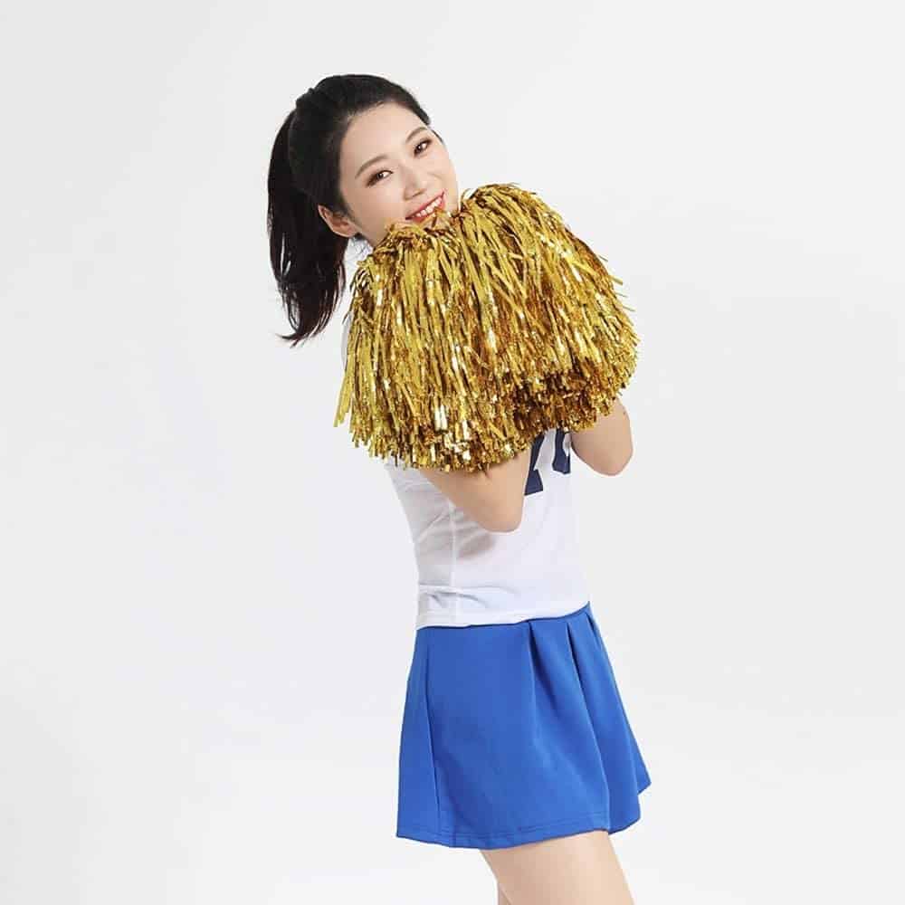 Cheerleader Pom Poms Gold