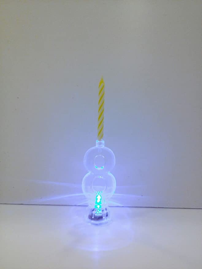 LED Numerical Candle 8