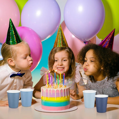 Navy Blue Paper Cups - 250ML - 8PC