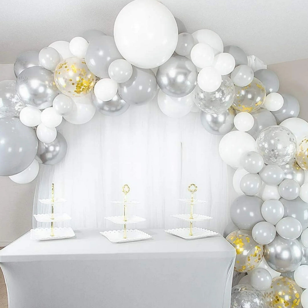 White Bladder Balloon - Helium Or Air Filled - 36 inches  - 1PC