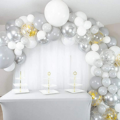 White Bladder Balloon - Helium Or Air Filled - 36 inches  - 1PC