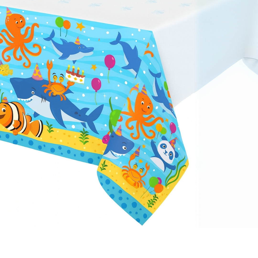 Underwater Theme Tablercover - 54 inches X 108 inches - 1PC
