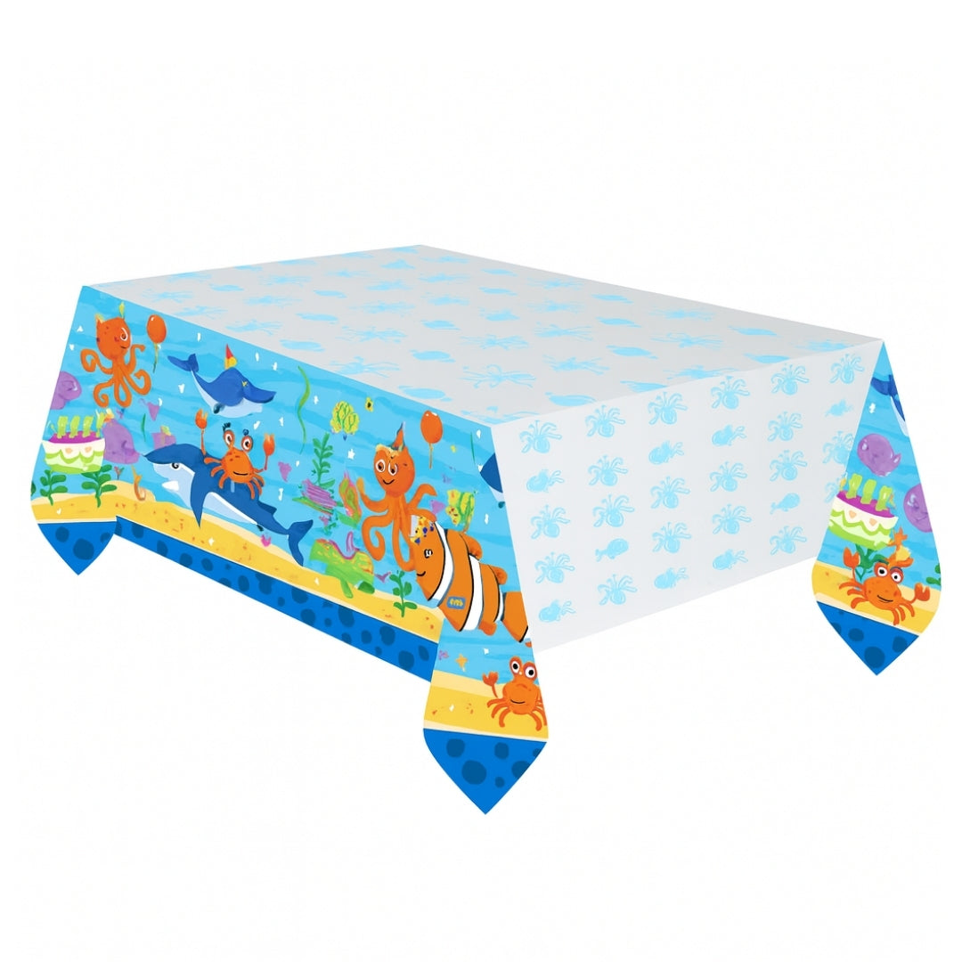 Underwater Theme Tablercover - 54 inches X 108 inches - 1PC