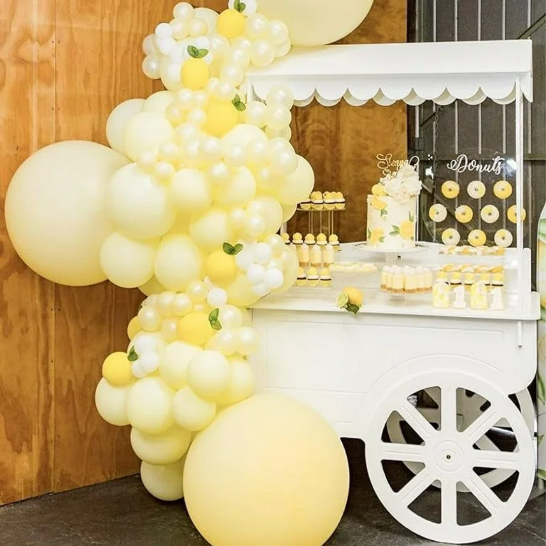 36" Pastel Yellow Bladder Balloons