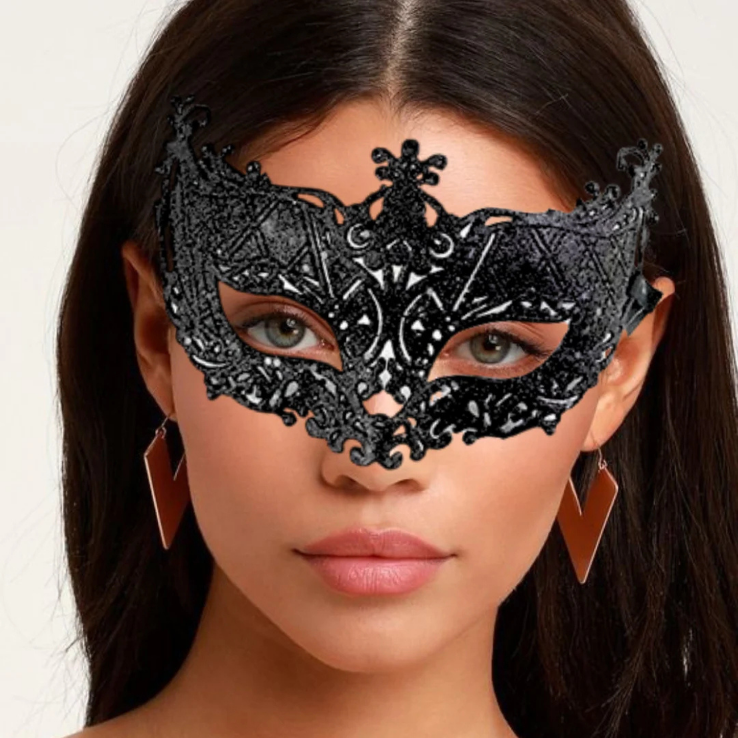3 Pcs Party Masks Set - Lace Eye Mask & Masquerade Masks for Men & Women