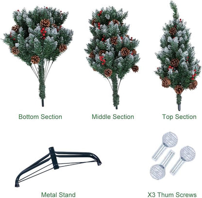 Pine & Cherry Fancy Christmas Tree - 10FT