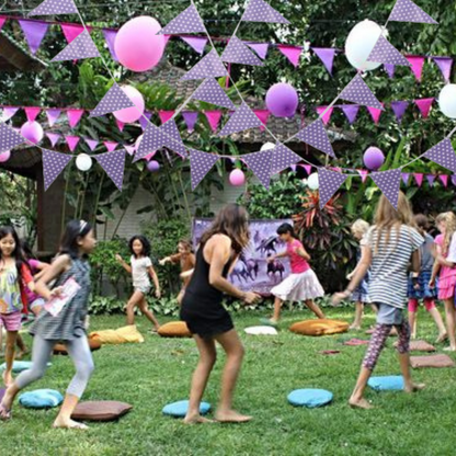 Polka Dot Buntings Purple - 9 FT - 1PC