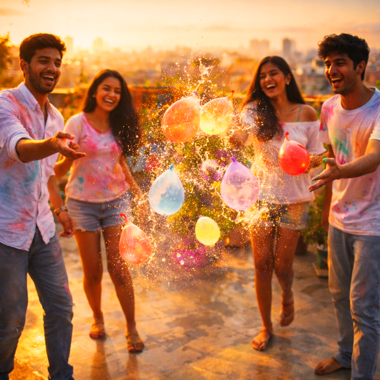 Holi Water Balloons - Self Sealing - 111PC