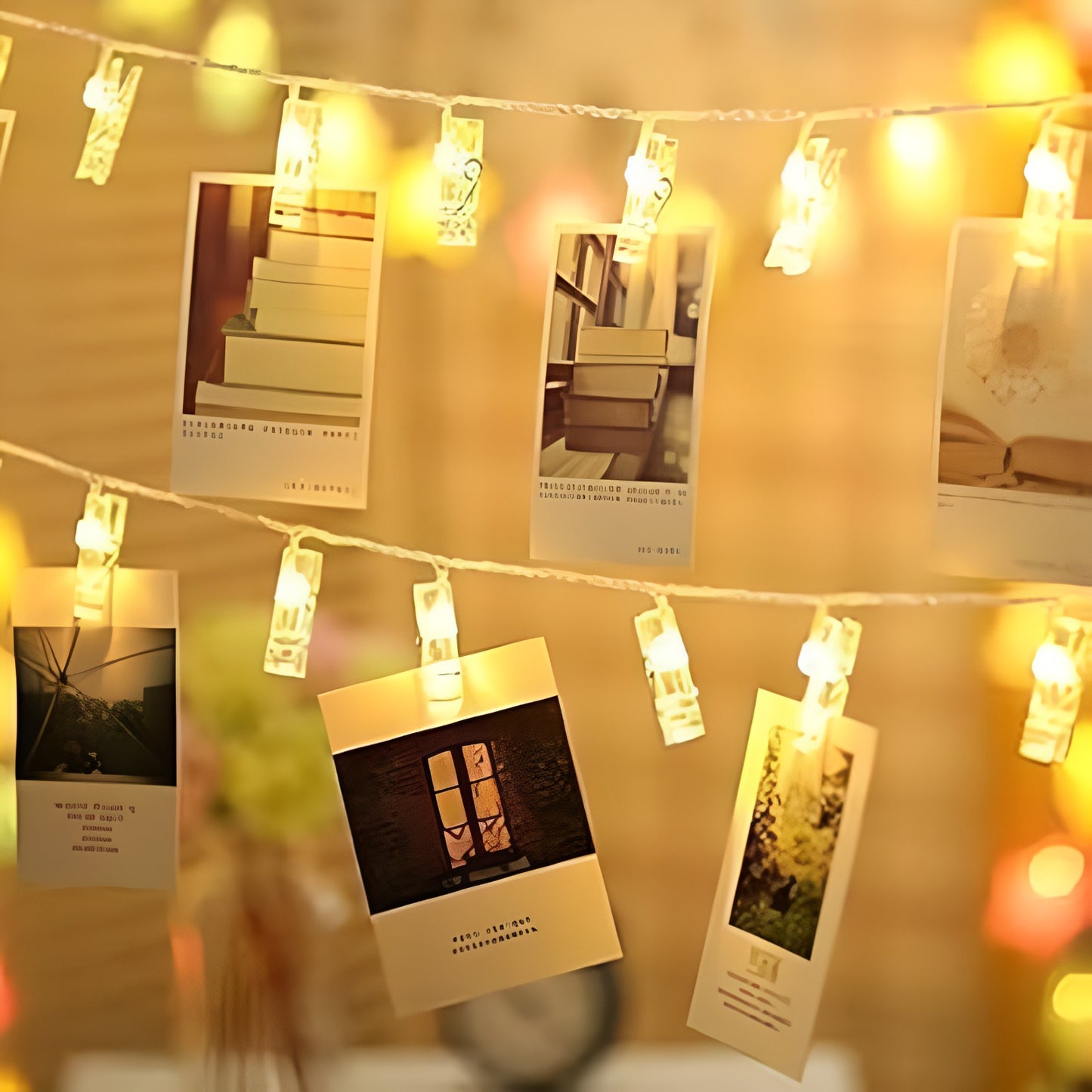 Wanna Party Light Up Photo Clip Garland