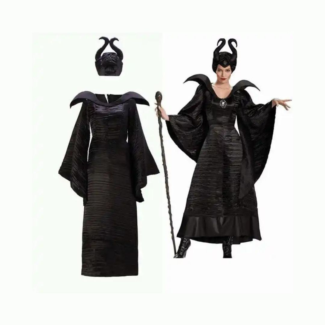 Maleficient Adult Costume with Headband XL