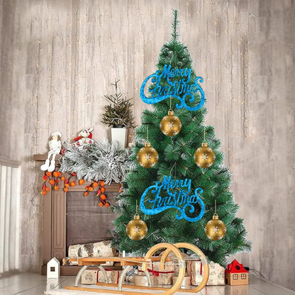 CTO Merry Christmas Hangings Blue - 2PC