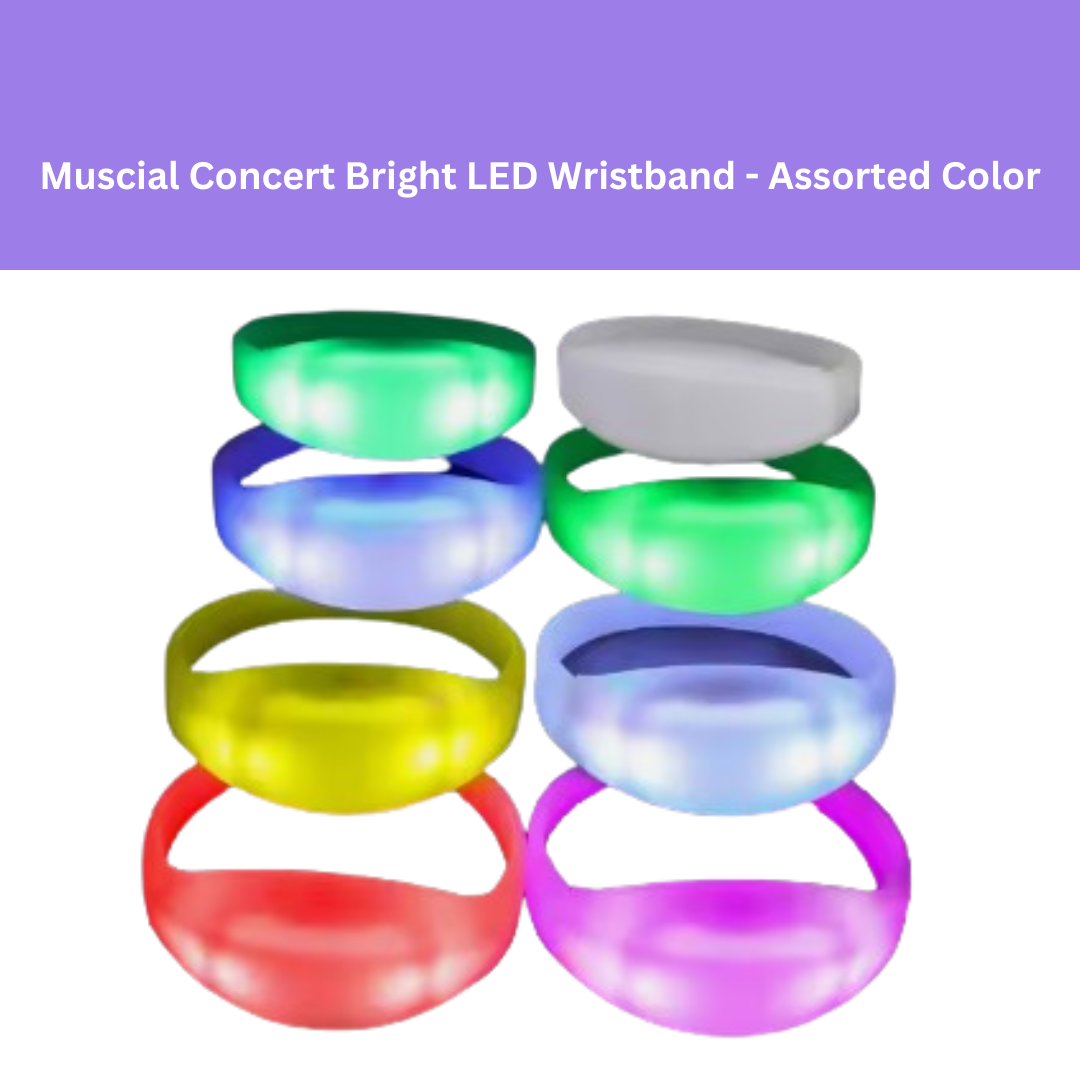 Musical Concert Bright LED Wristband - Assorted Color