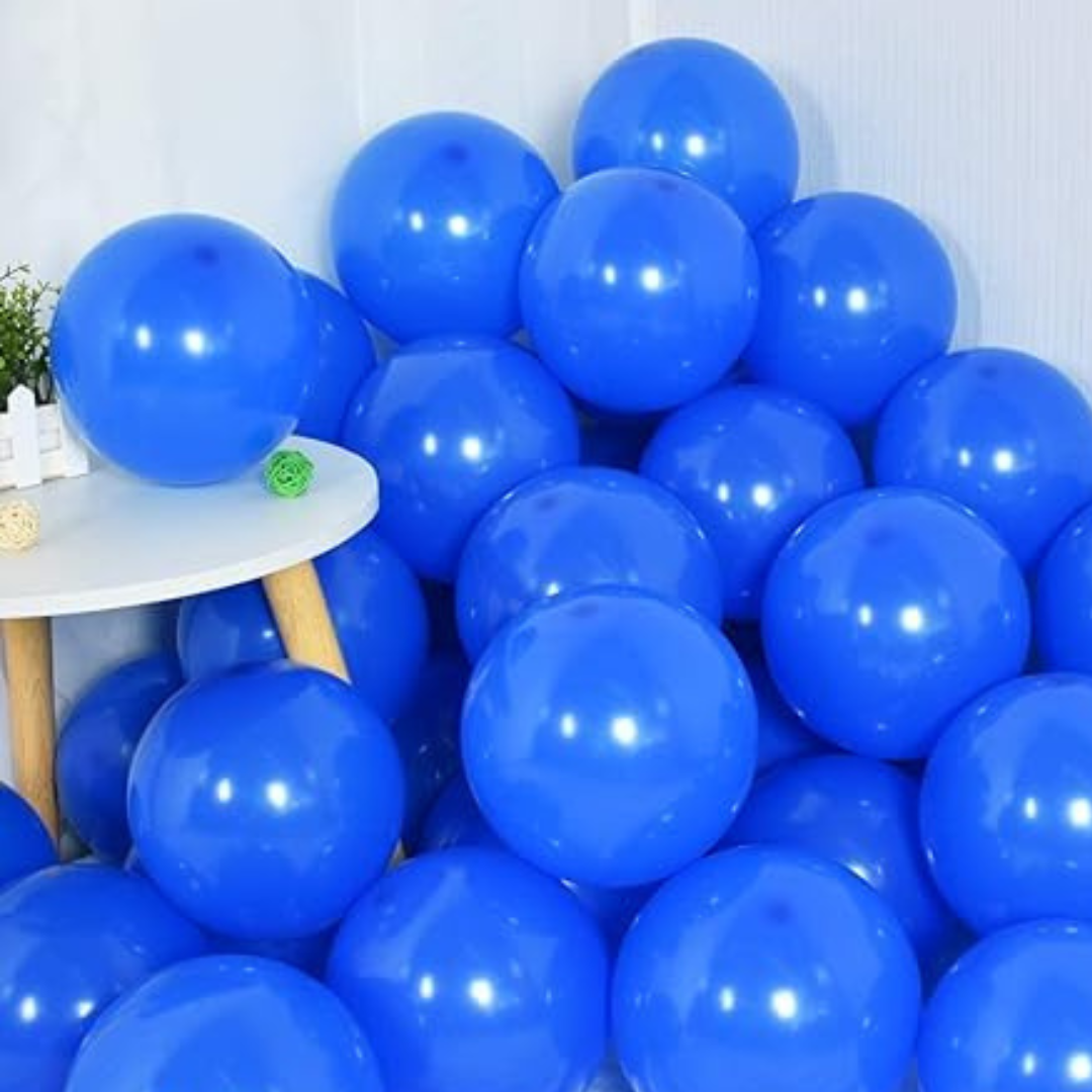 Blue Latex Balloons 10" - Pack of 50 PC