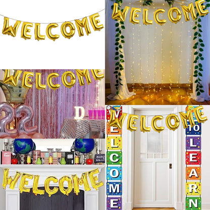 WELCOME Balloon Banner