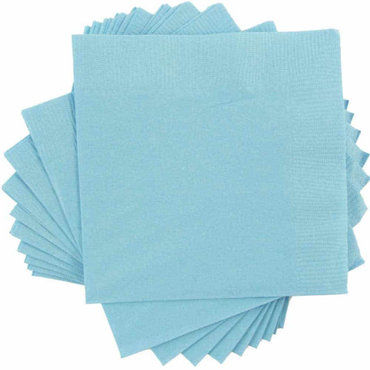 Blue Paper Napkins - 20PC