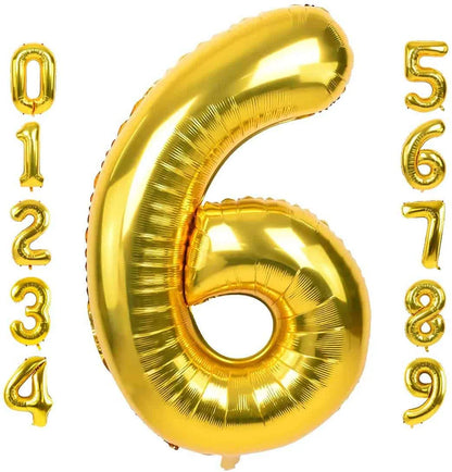 Number 1  Golden Foil Balloon - Helium Quality - 40 inches - 1PC