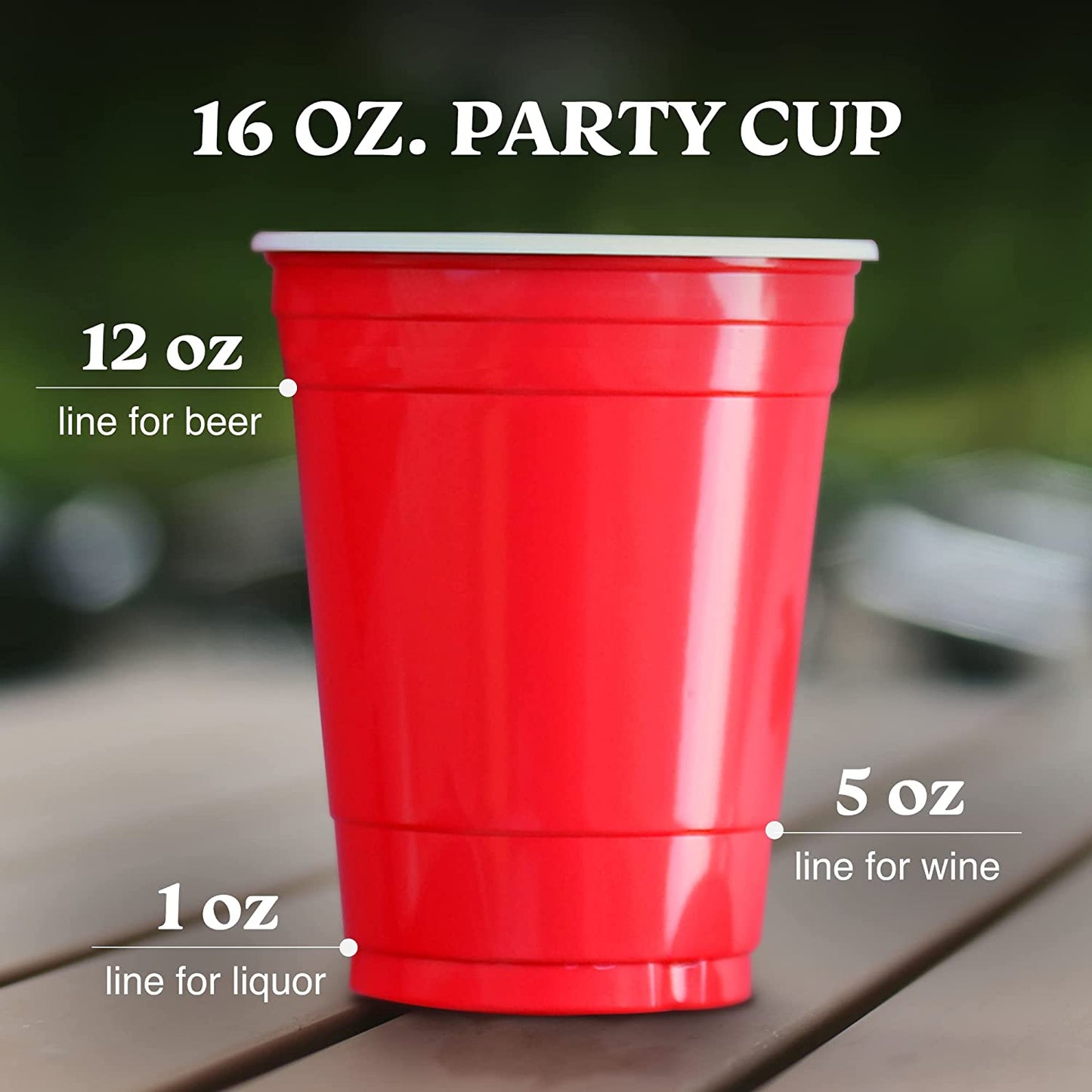 Beer Pong Cups Red - 20PC