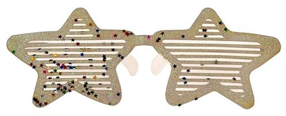 Wanna Party Neon Glitter Star Shaped Shades (White)