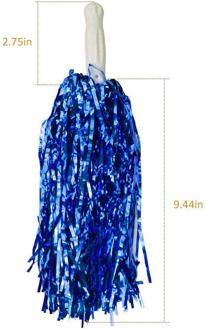 Cheerleader Pom Poms Blue