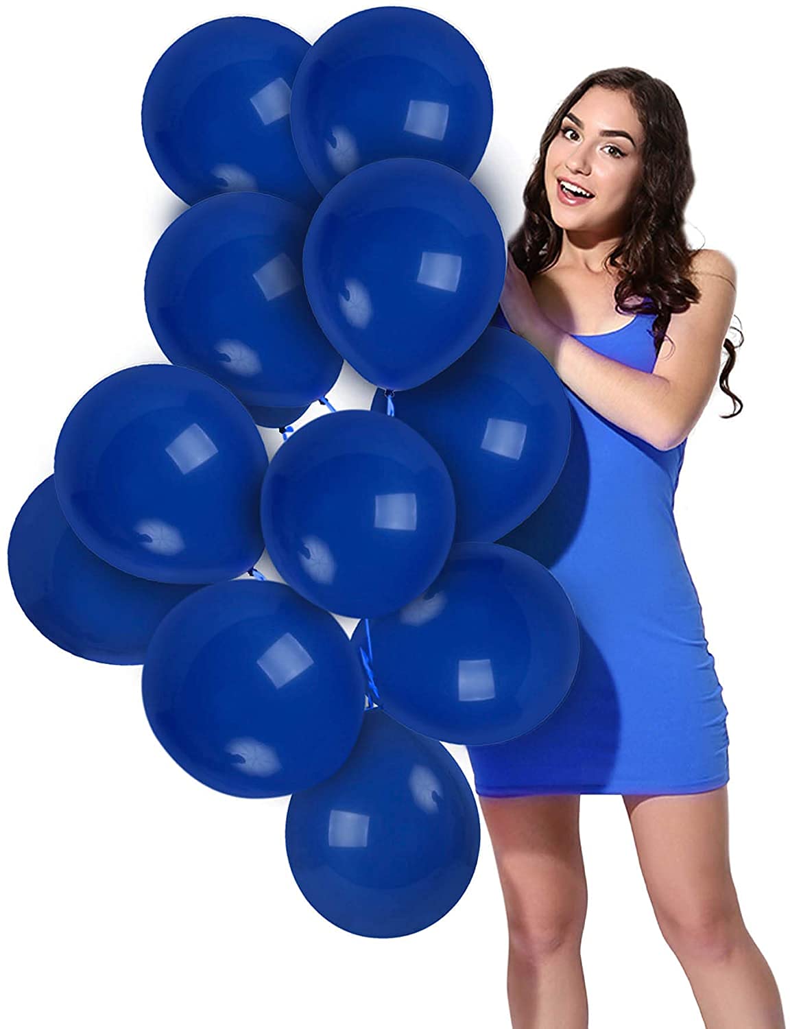 Royal Blue Latex Balloons 12"