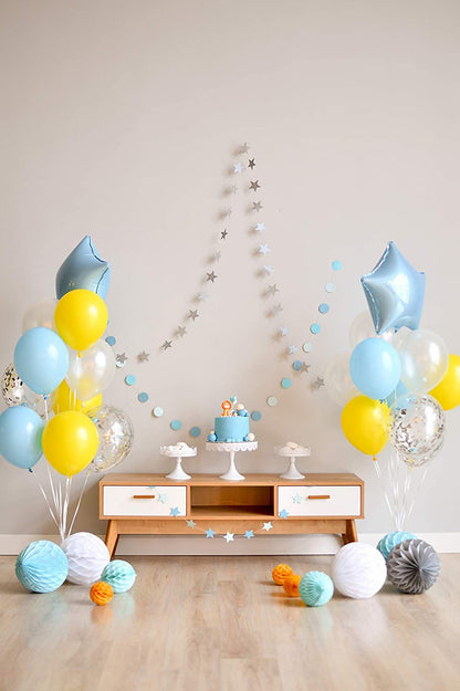 Bright Yellow Latex Balloons Pack of 10