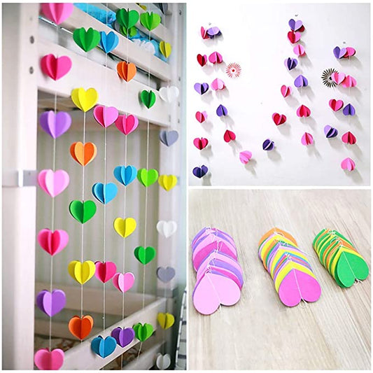 Heart 3D String Decoration -1PC