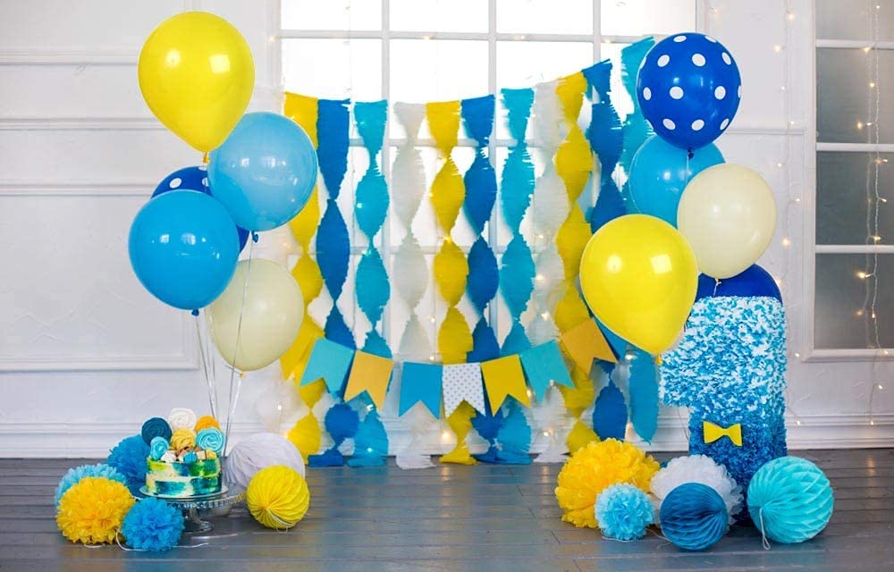 Bright Yellow Latex Balloons Pack of 10