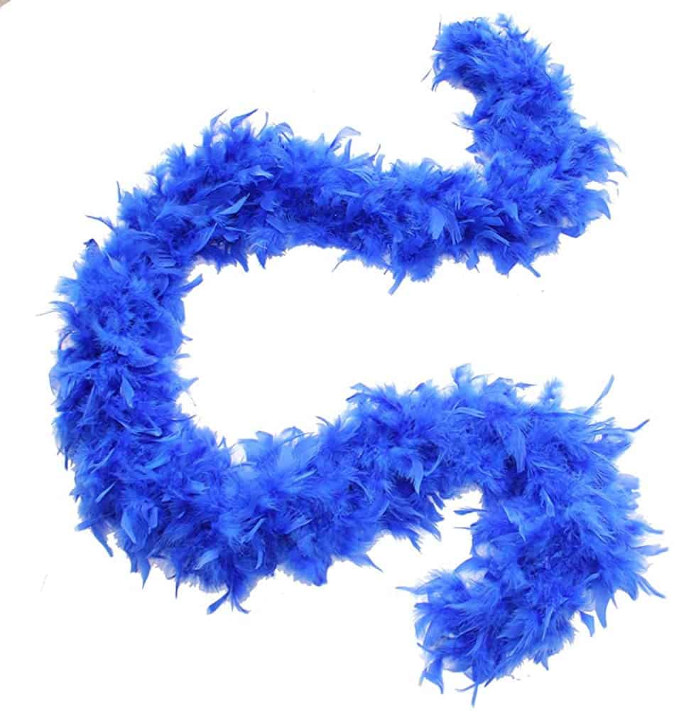 Feather Boa Blue