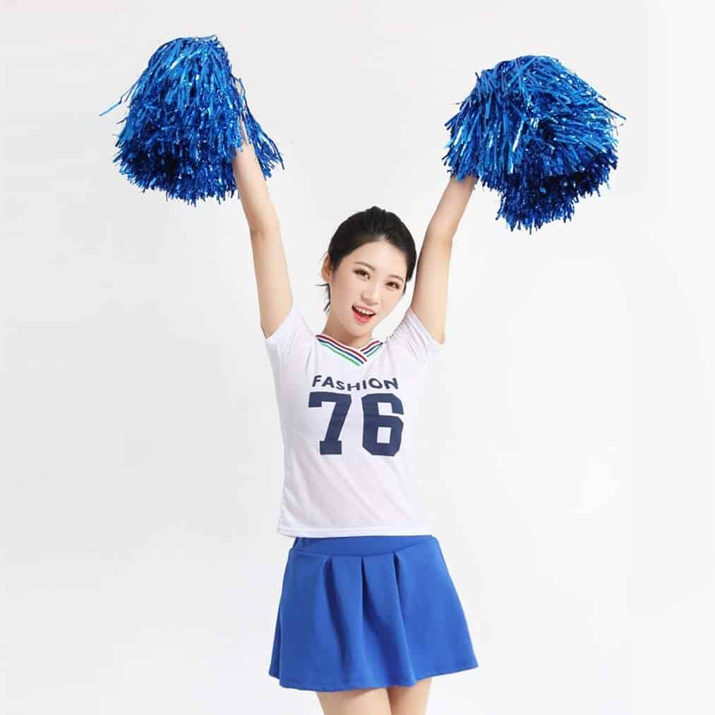 Cheerleader Pom Poms Blue