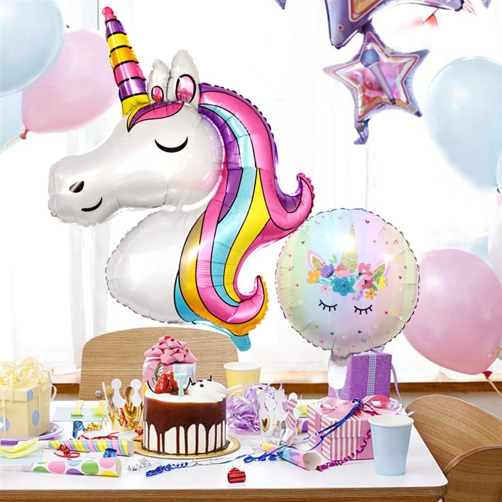 Unicorn Balloon Set Of 5