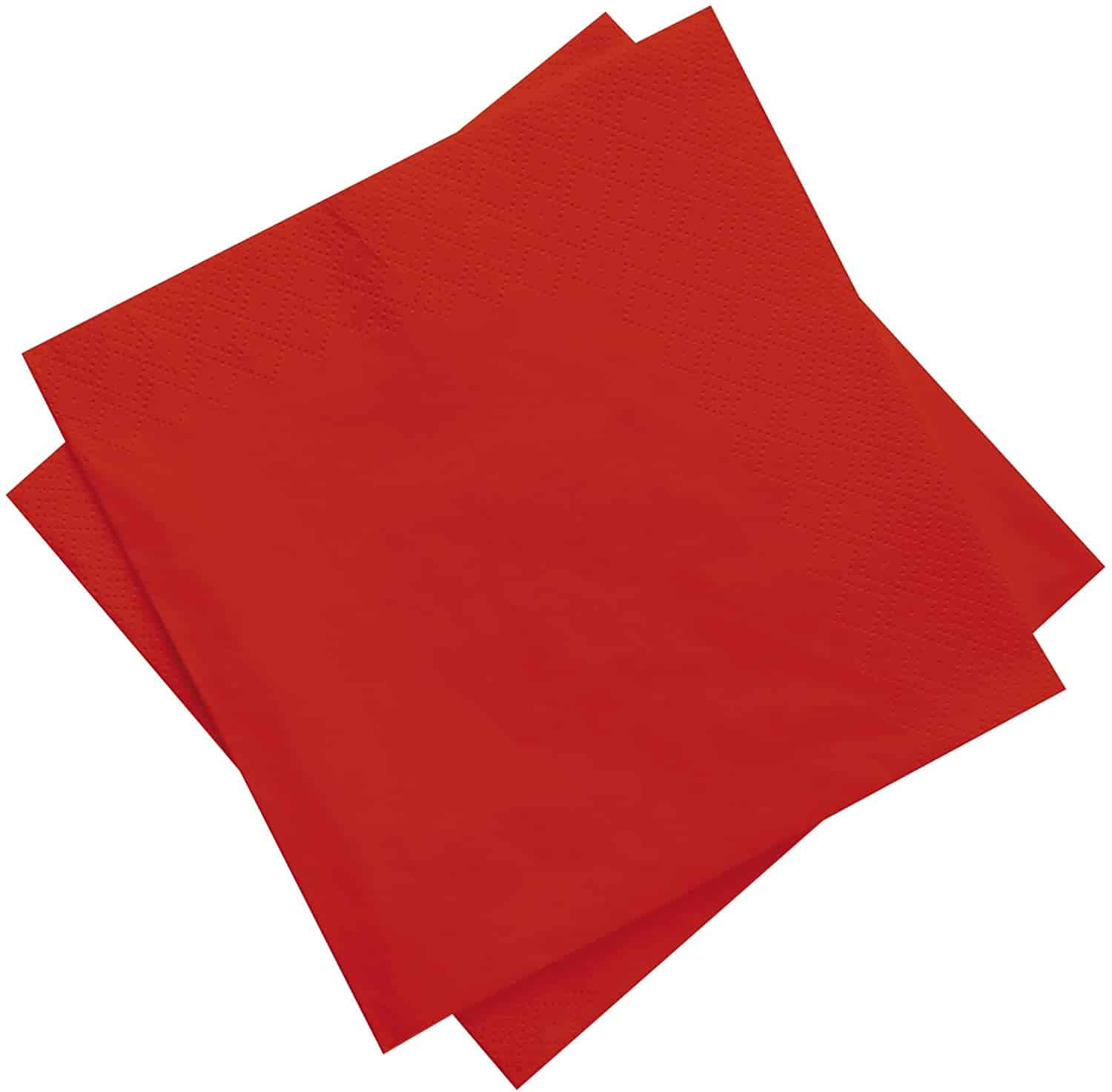 Red Paper Napkins - 20PC